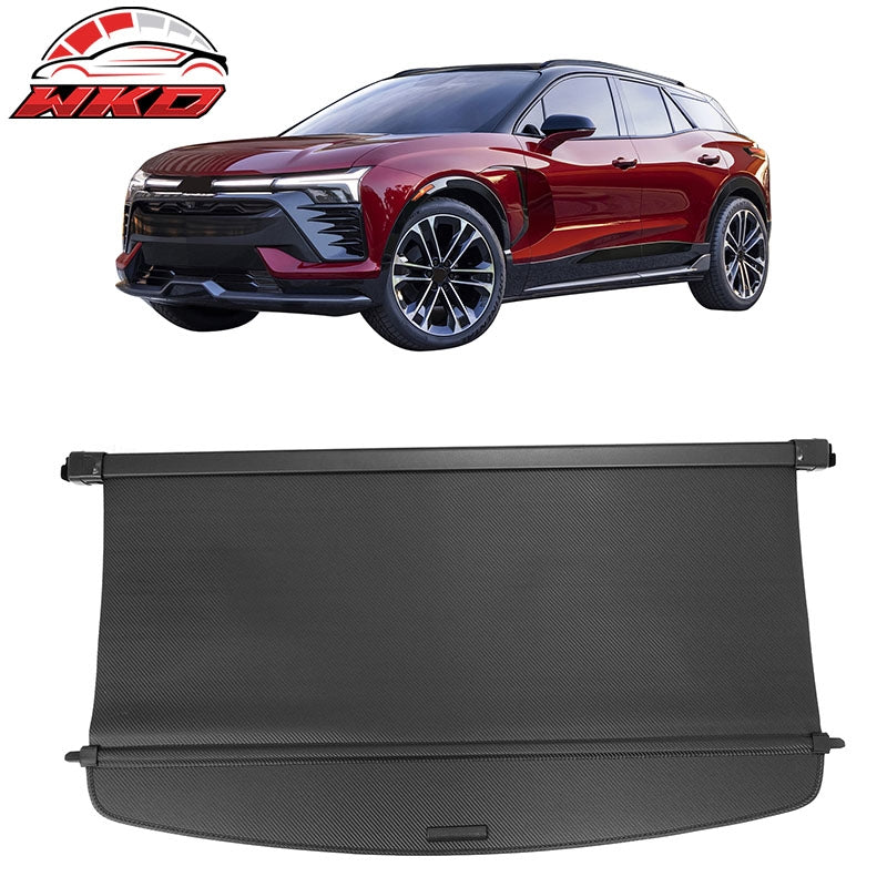 Fits 24-26 Honda Prologue & Chevrolet Blazer EV Cargo Cover Carbon Fiber Texture