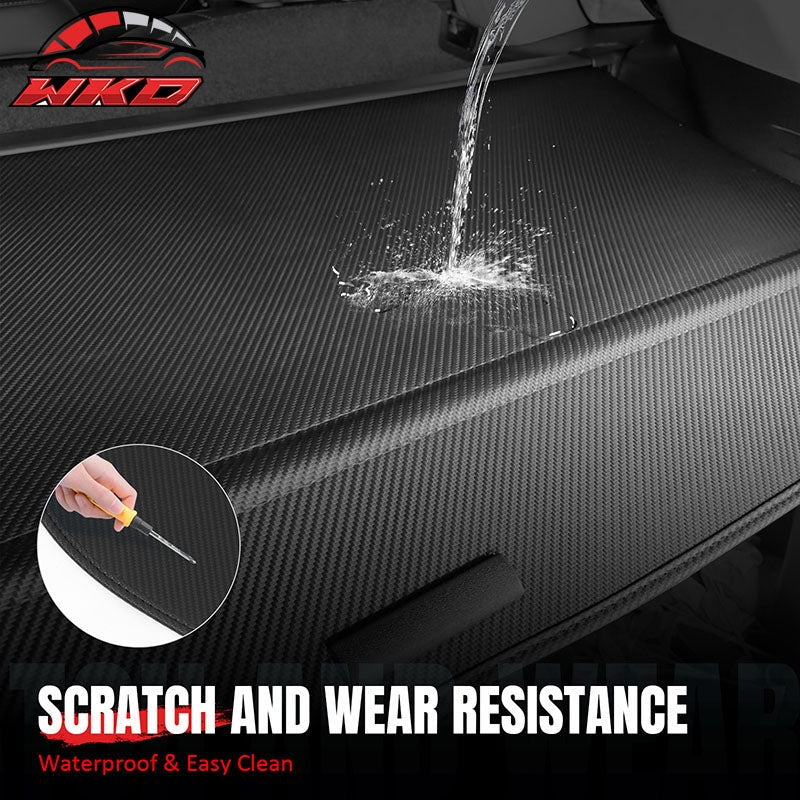 Fits 24-26 Honda Prologue & Chevrolet Blazer EV Cargo Cover Carbon Fiber Texture