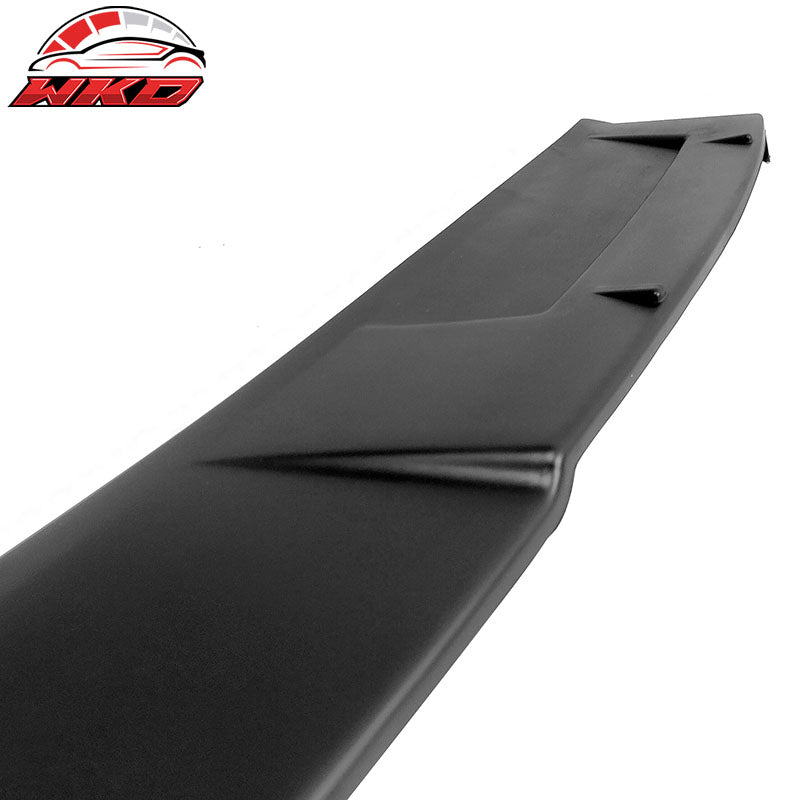 Fits 23-26 Honda Accord 11th Gen IKON Style Rear Roof Spoiler ABS Matte Black