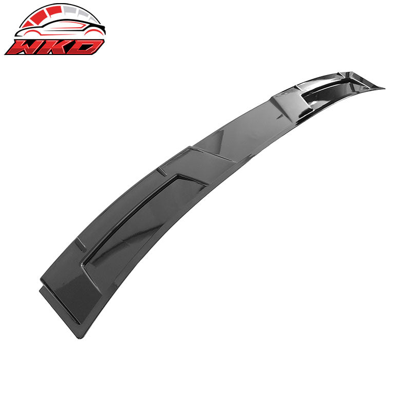 Fits 23-26 Honda Accord 11th Gen IKON Style Rear Roof Spoiler ABS Gloss Black
