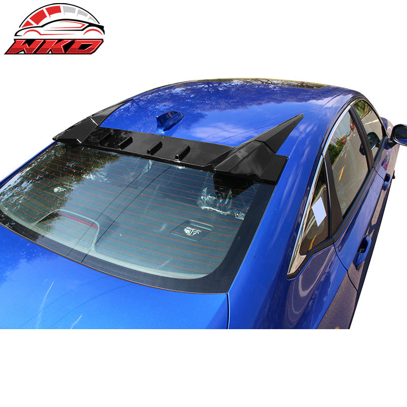 Fits 22-26 Honda Civic 11th Gen Sedan Type R TR Gloss Black Rear Roof Spoiler