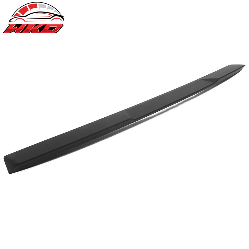 Fits 23-26 Honda Accord 11th Rear Roof Spoiler Top Window Matte Black Visor ABS