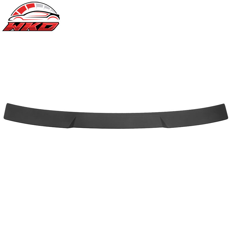 Fits 23-26 Honda Accord 11th Rear Roof Spoiler Top Window Matte Black Visor ABS