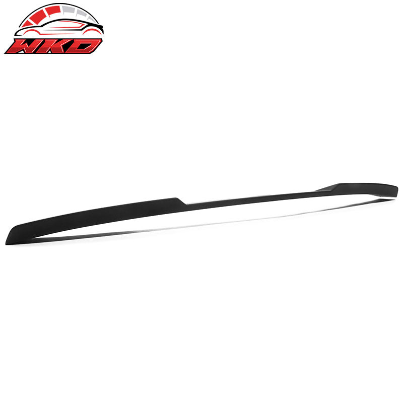 Fits 23-26 Honda Accord 11th Rear Roof Spoiler Top Window Matte Black Visor ABS