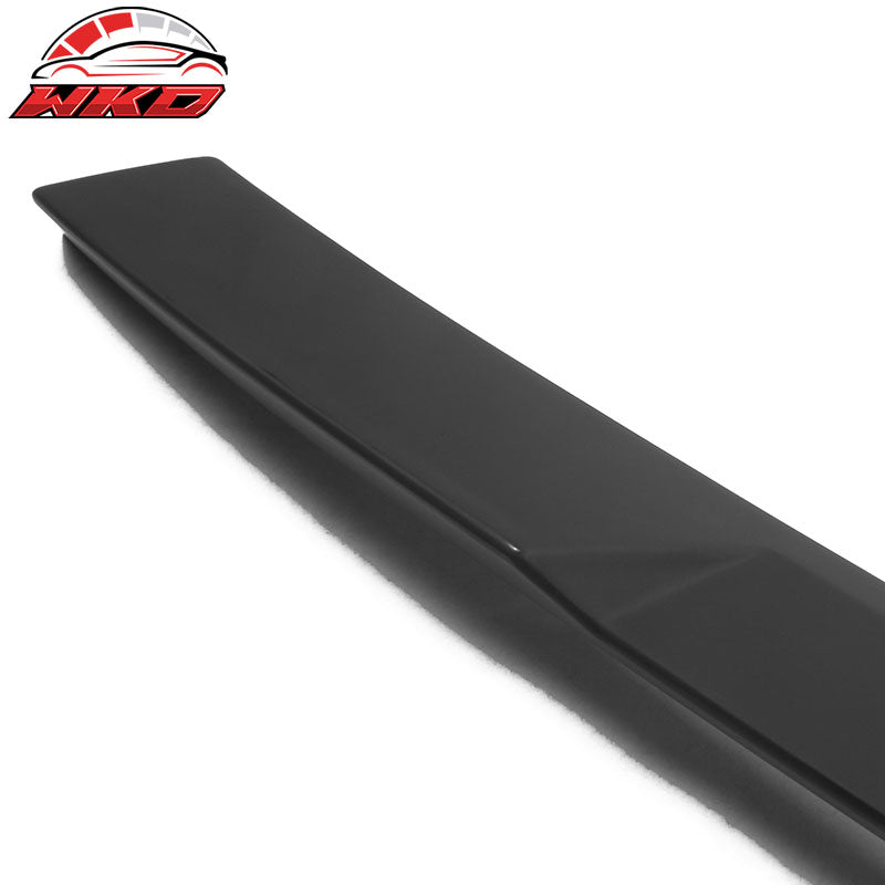 Fits 23-26 Honda Accord 11th Rear Roof Spoiler Top Window Matte Black Visor ABS