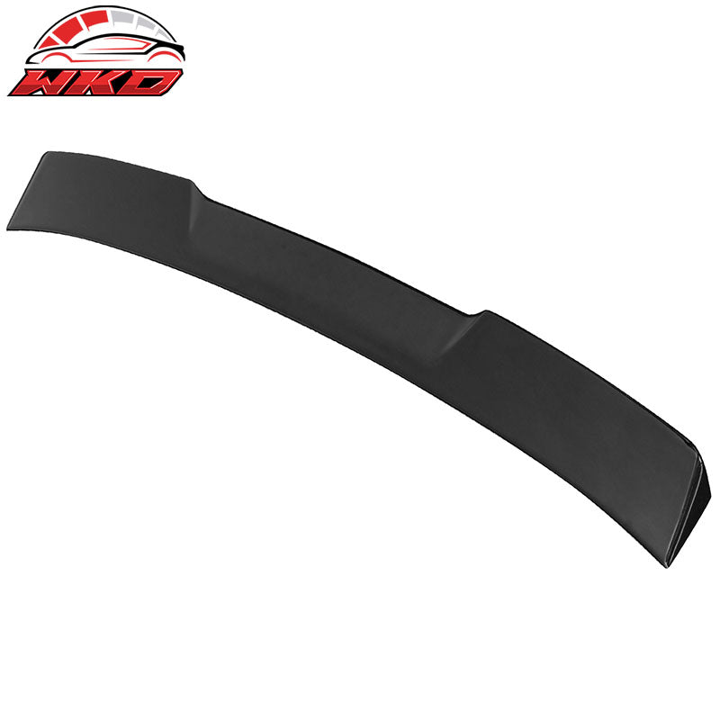 Fits 22-26 Honda Civic Sedan 4Dr IKON Style Matte Black Rear Roof Spoiler Wing