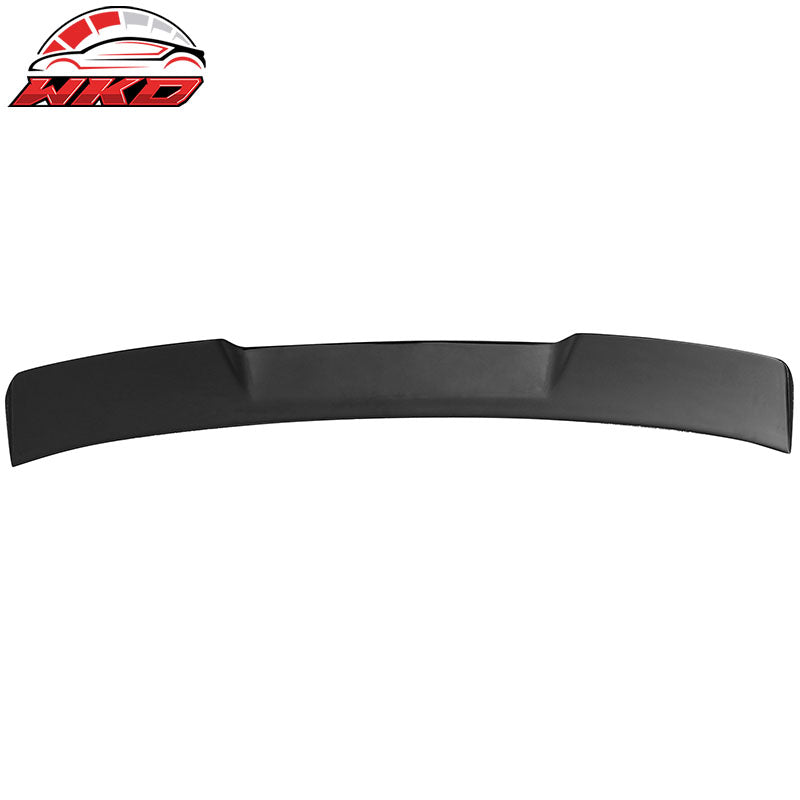 Fits 22-26 Honda Civic Sedan 4Dr IKON Style Matte Black Rear Roof Spoiler Wing