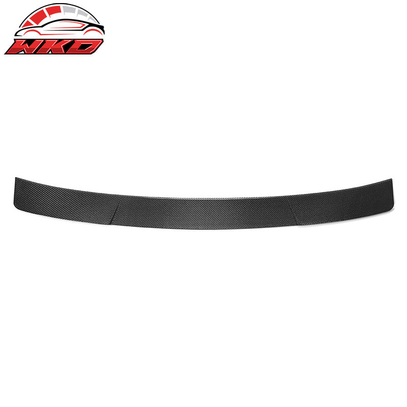 Fits 22-26 Honda Civic Sedan IKON Style Carbon Fiber CF Rear Roof Spoiler Wing