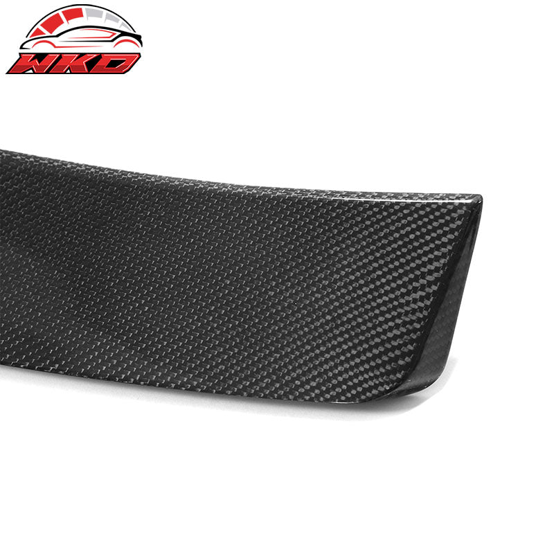 Fits 22-26 Honda Civic Sedan IKON Style Carbon Fiber CF Rear Roof Spoiler Wing