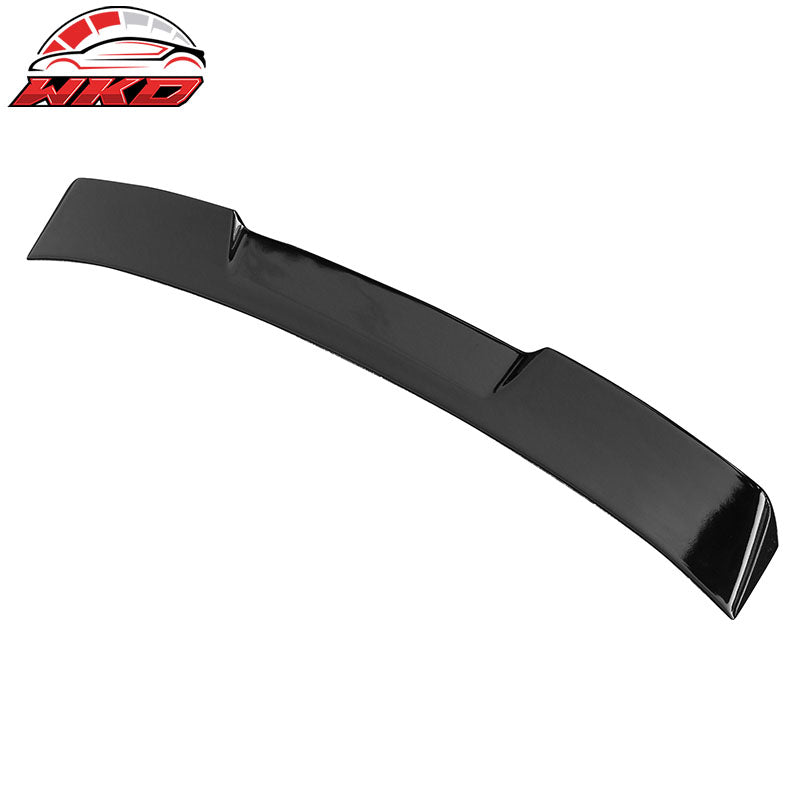 Fits 22-26 Honda Civic Sedan 4Dr IKON Style Gloss Black Rear Roof Spoiler Wing