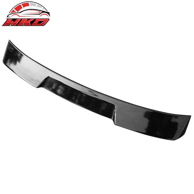 Fits 22-26 Honda Civic Sedan 4Dr IKON Style Gloss Black Rear Roof Spoiler Wing