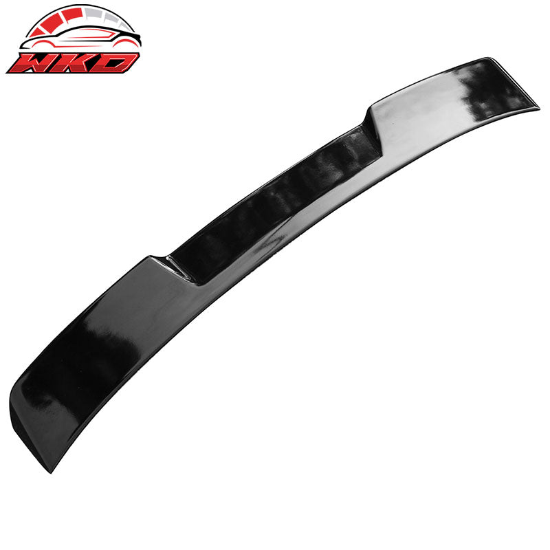 Fits 22-26 Honda Civic Sedan 4Dr IKON Style Gloss Black Rear Roof Spoiler Wing