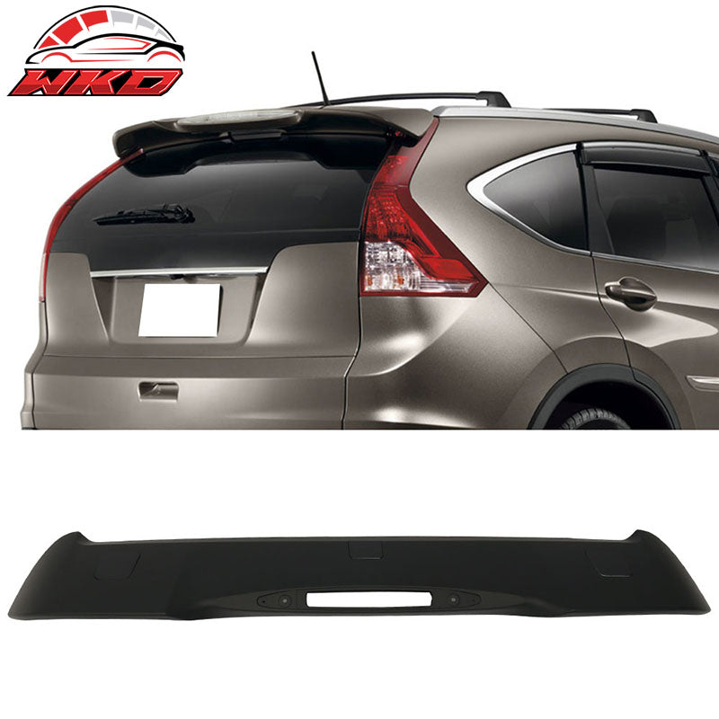 Fits 12-16 Honda CR-V Matte Black OE Factory Style Rear Roof Spoiler Wing ABS