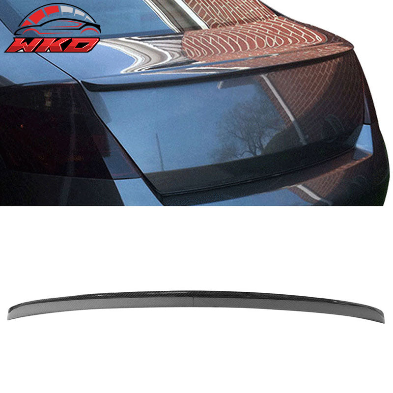 Fits 08-12 Honda Accord Coupe OE Style Rear Trunk Spoiler Lip Matte Carbon Fiber