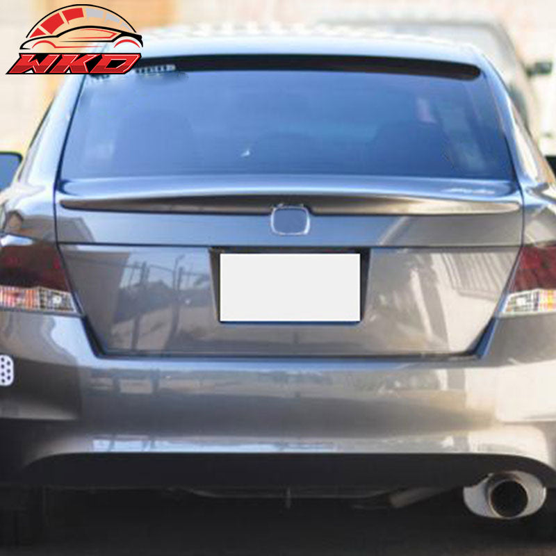Fits 08-12 Honda Accord Sedan OE Style Carbon Fiber CF Rear Trunk Spoiler Wing