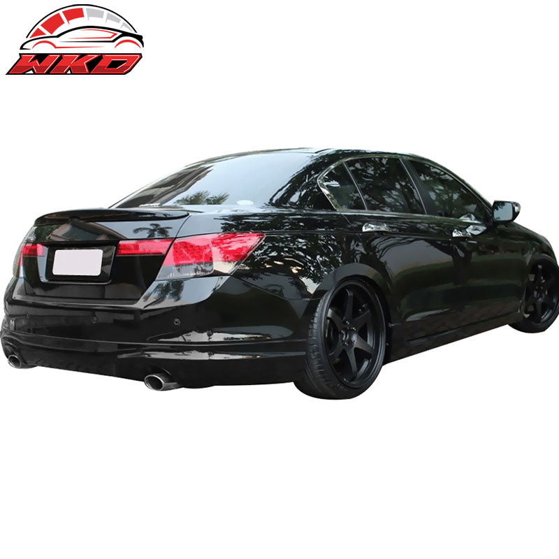Fits 08-12 Honda Accord Sedan 4Dr OE Style Rear Trunk Spoiler Wing Unpainted ABS