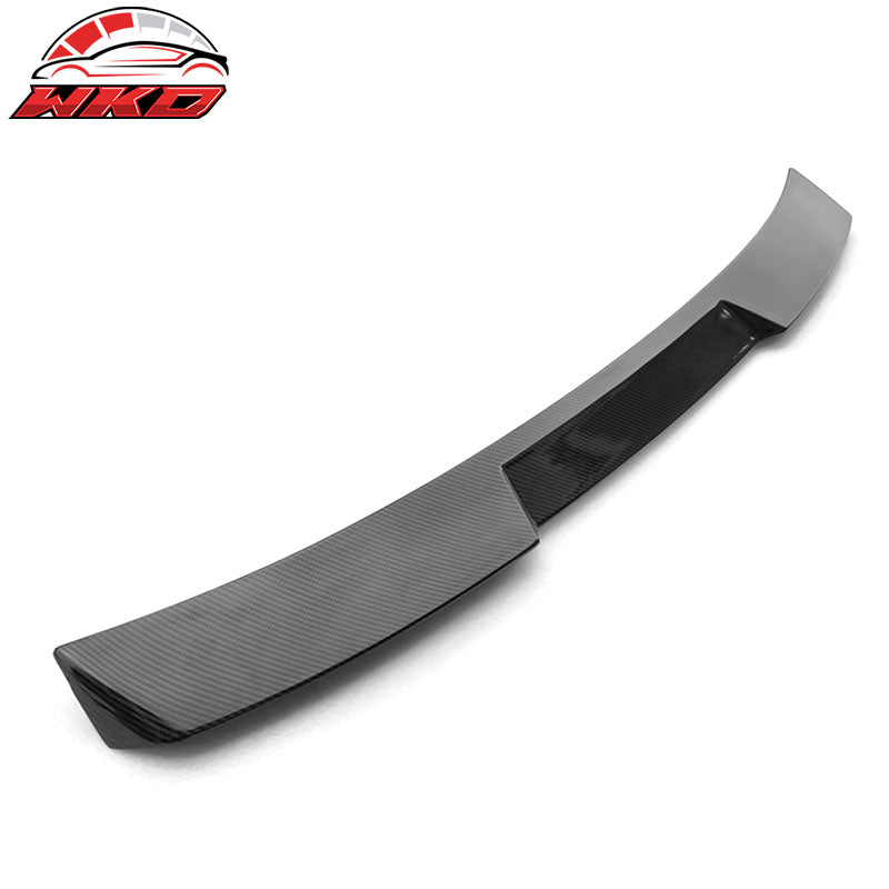 Fits 23-26 Honda Accord Rear Window Roof Spoiler Carbon Fiber Print Visor ABS