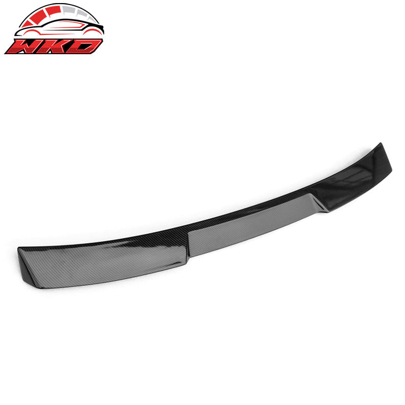 Fits 23-26 Honda Accord Rear Window Roof Spoiler Carbon Fiber Print Visor ABS