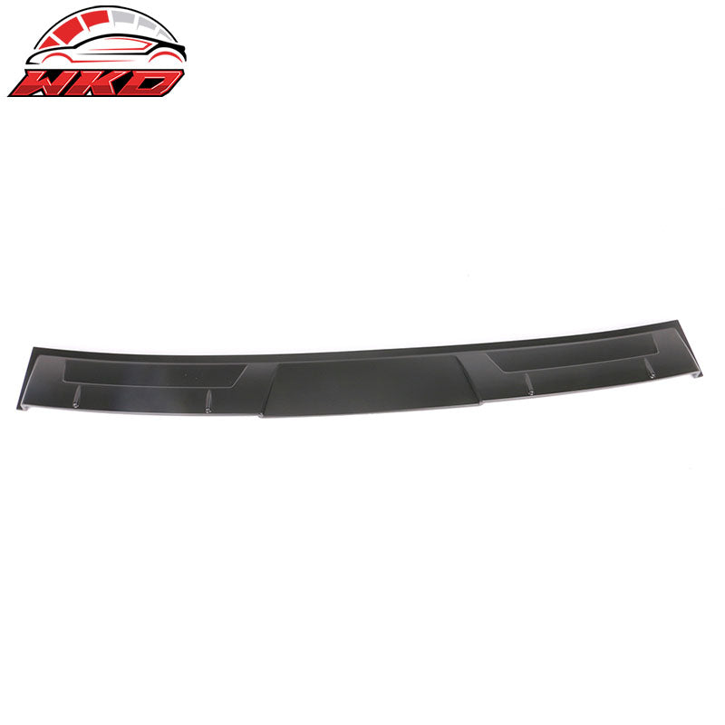 Fits 18-22 Honda Accord Rear Window Roof Spoiler Wing Matte Black Ikon Style ABS