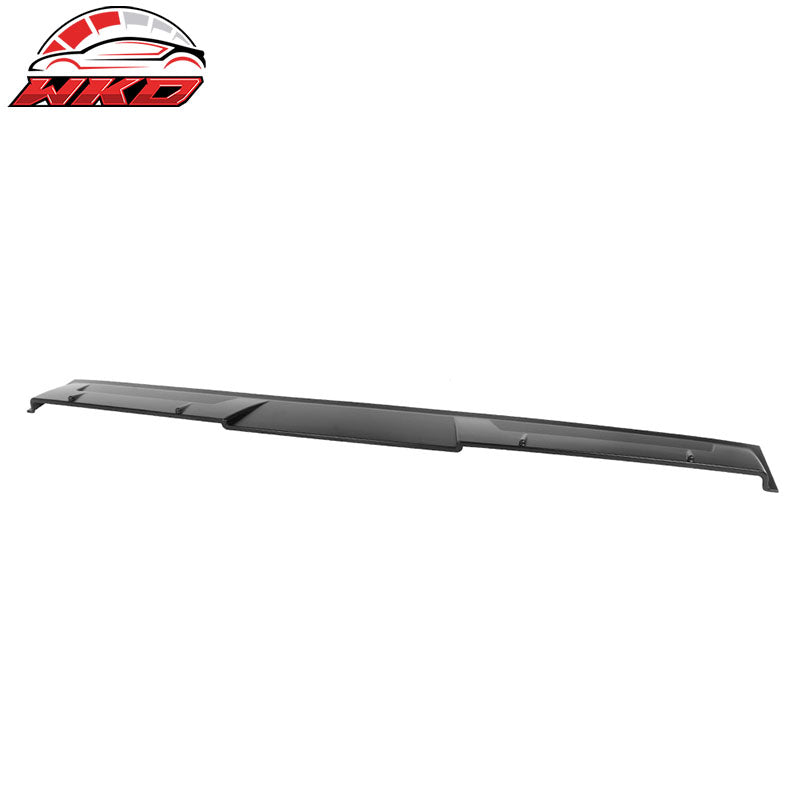 Fits 18-22 Honda Accord Rear Window Roof Spoiler Wing Matte Black Ikon Style ABS