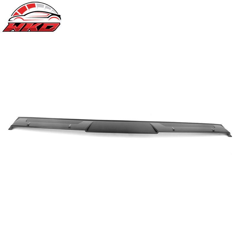 Fits 18-22 Honda Accord Rear Window Roof Spoiler Wing Matte Black Ikon Style ABS