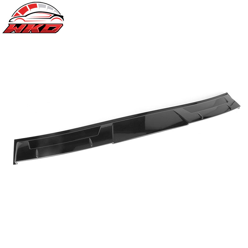 Fits 18-22 Honda Accord Ikon Style Rear Window Roof Spoiler Wing Gloss Black ABS