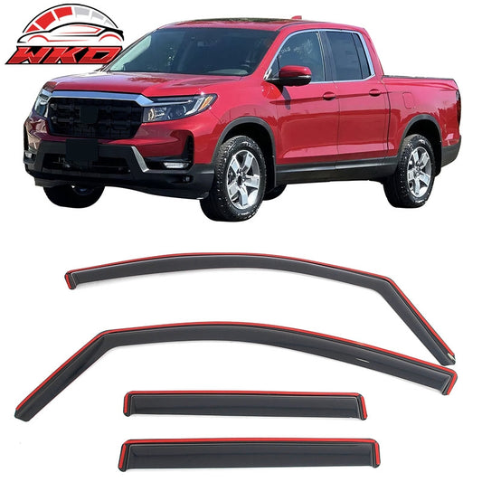 Wholesale 17-26 Honda Ridgeline In-Channel Window Visors Vent Rain Guards Deflectors