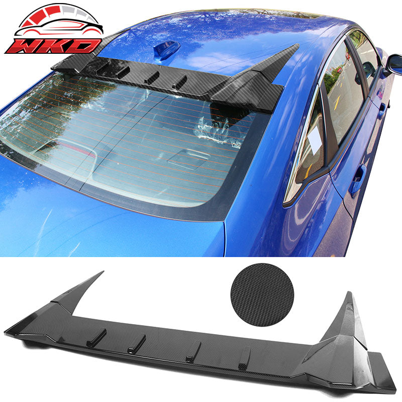 Fits 22-26 Honda Civic 11th Gen Sedan Type R TR Carbon Fiber Print Roof Spoiler