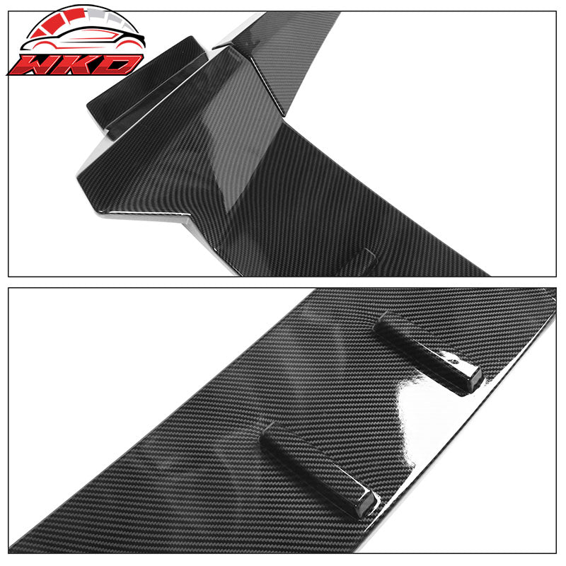Fits 22-26 Honda Civic 11th Gen Sedan Type R TR Carbon Fiber Print Roof Spoiler