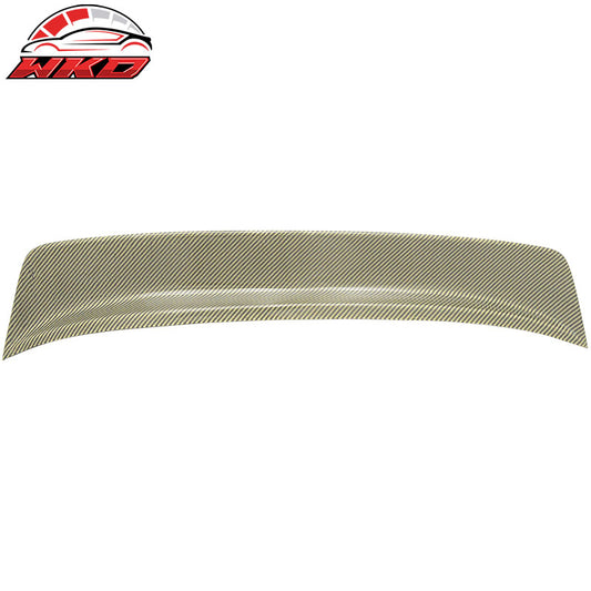 Wholesale 92-95 Honda Civic Hatchback BYS Style Roof Spoiler Yellow CF Carbon Fiber