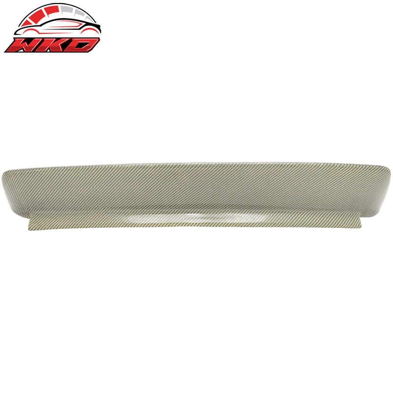 Fits 92-95 Honda Civic Hatchback BYS Style Roof Spoiler Yellow CF Carbon Fiber