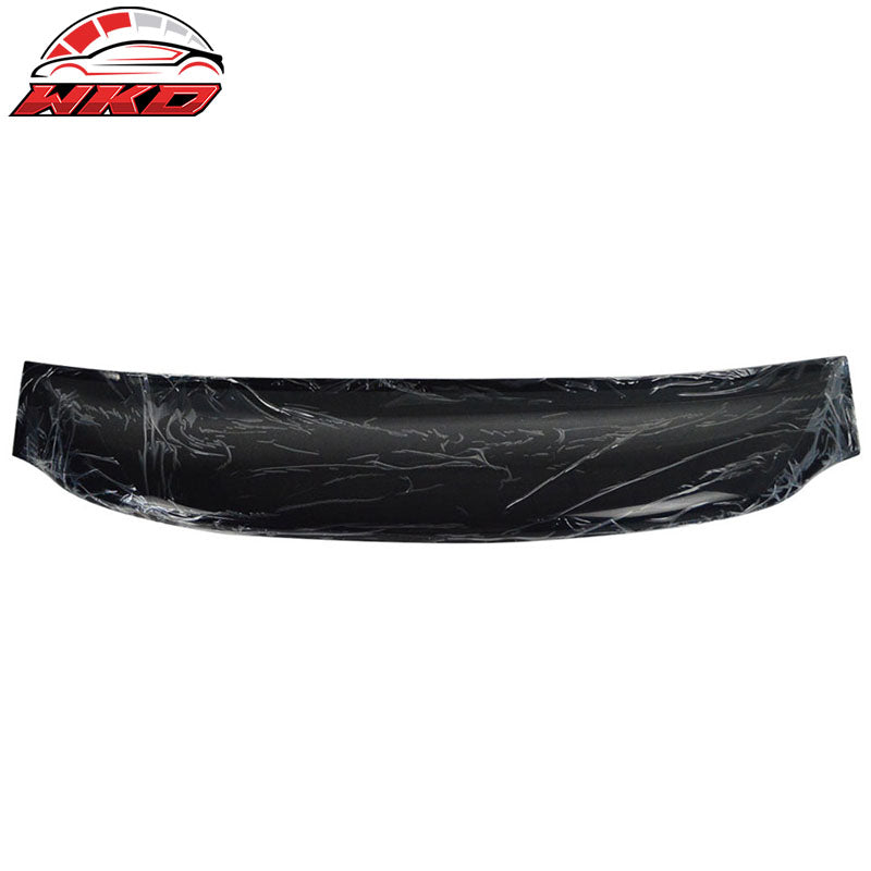 Fits 06-11 Honda Civic 8th Gen Transparent Black Roof Spoiler Wing - ABS