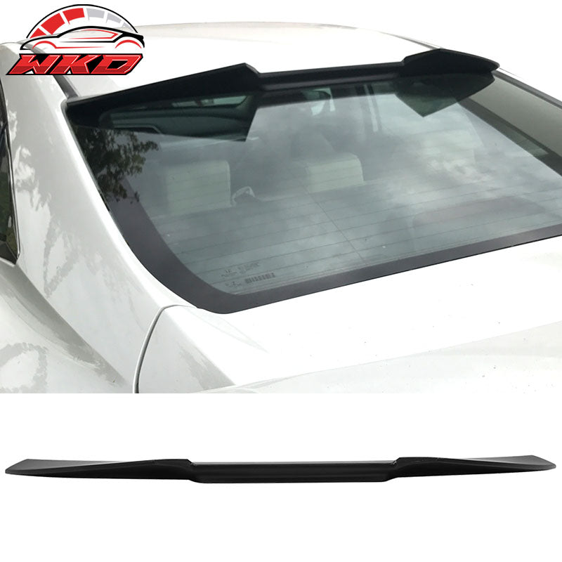 Fits 16-21 Honda Civic X 10th Gen Sedan V Style Roof Spoiler Wing ABS Unpainted