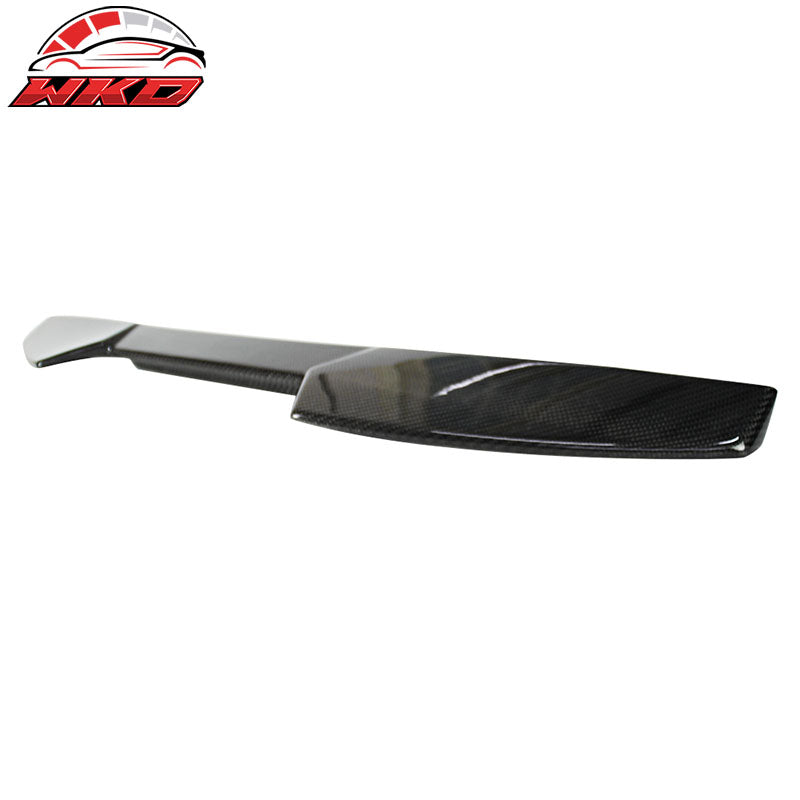 Fit 16-20 Honda Civic X 10th Gen Coupe V Style Carbon Fiber CF Roof Spoiler Wing