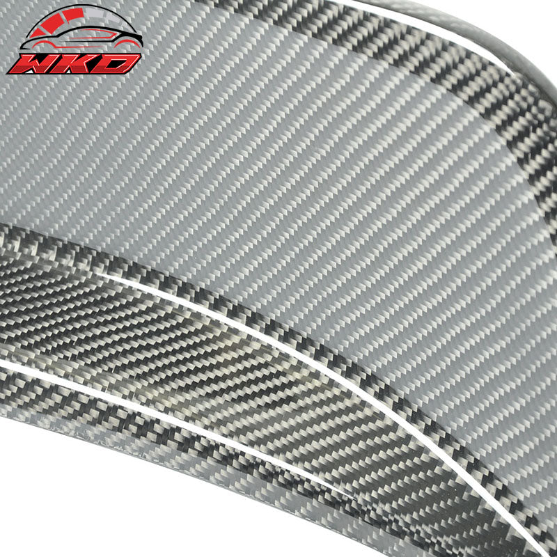 Fits 92-95 Honda Civic Hatchback BYS Style Rear Roof Spoiler Carbon Fiber CF
