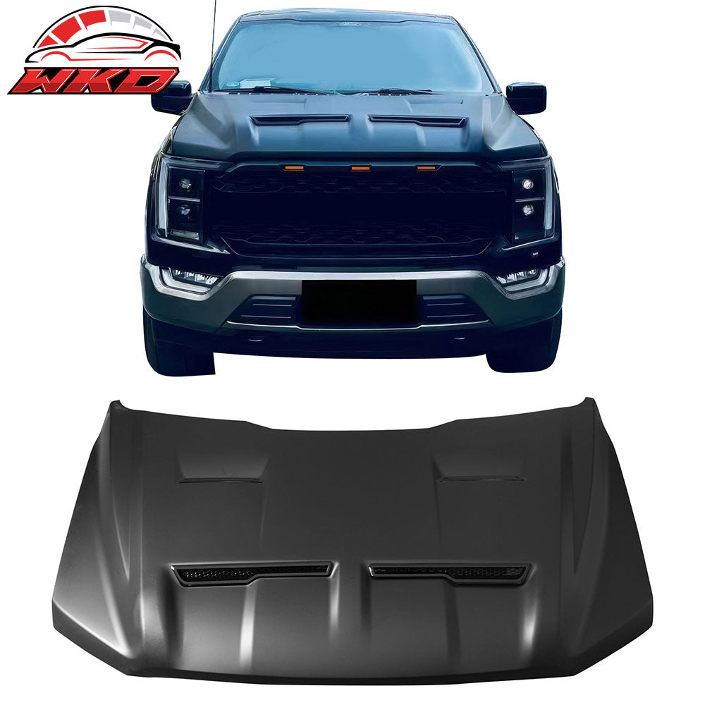 21-25 Ford F-150 Hood Cover Shelby Super Snake Style Engine Bonnet Panel | Wholesale