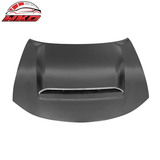 Wholesale 15-23 Dodge Charger Demon Style Front Bumper Hood Scoop Vent Black Aluminum