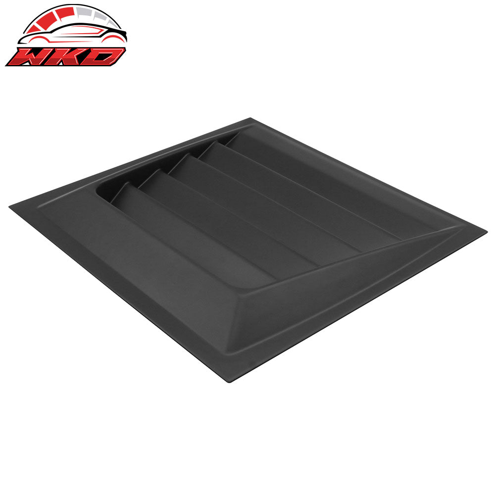 Fits Universal DMAX Style Air Flow Hood Vent Scoop Bonnet Cover Primer Black ABS