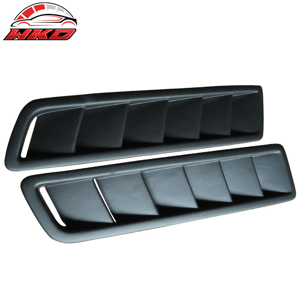 Universal Fitment Air Flow Hood Vent Scoop Bonnet Cover 2PC 20x5 Inch - PP | Wholesale