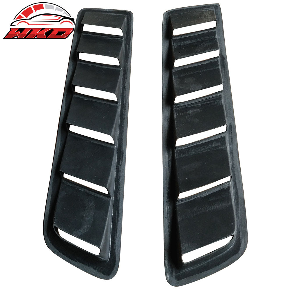 Universal Fitment Air Flow Hood Vent Scoop Bonnet Cover 2PC 20x5 Inch - PP