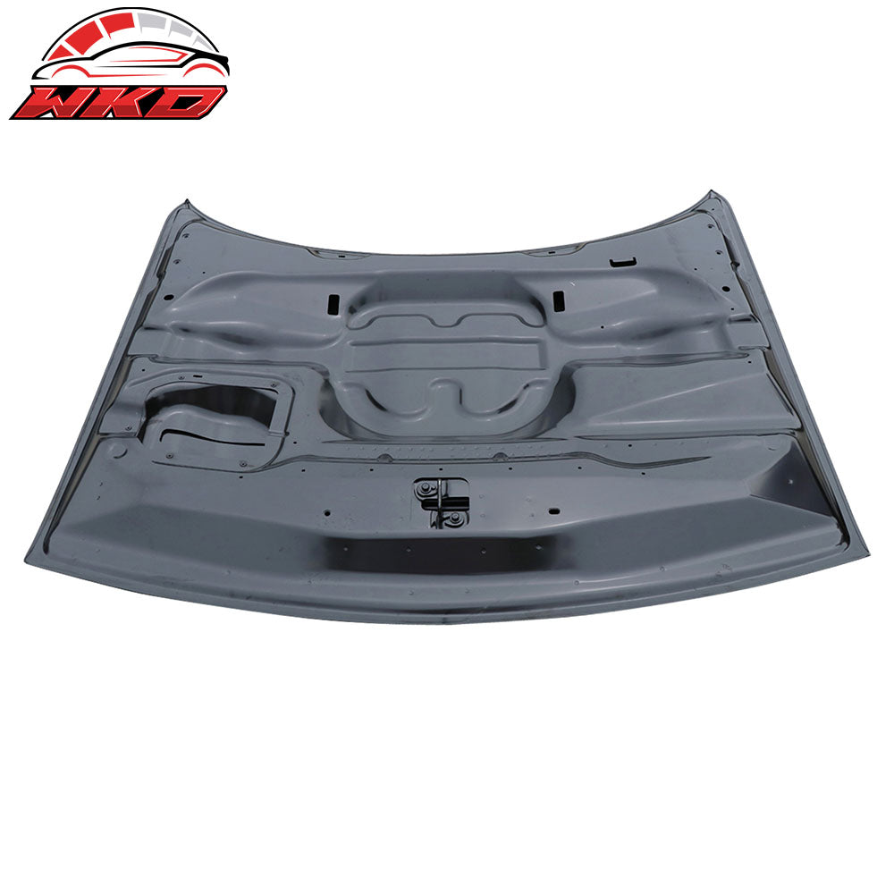 Fits 08-23 Dodge Challenger Hellcat Style Hood Unpainted - Aluminum