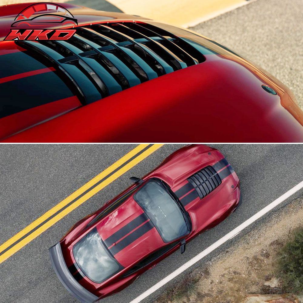 Fits 18-23 Ford Mustang 2Dr GT500 Style Aluminum Front Hood - Unpainted