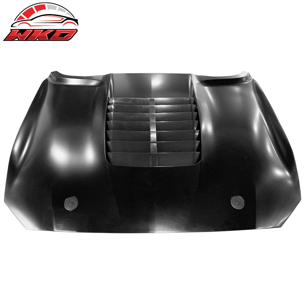 Fits 18-23 Ford Mustang 2Dr GT500 Style Aluminum Front Hood - Unpainted