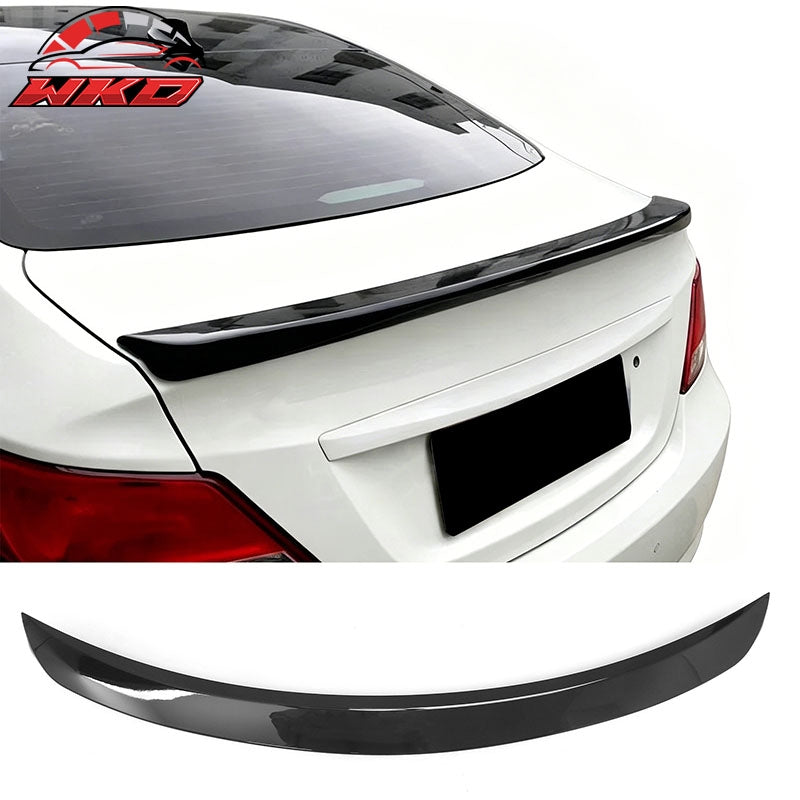Wholesale 2012-2017 Hyundai Accent Sedan 4DR Rear Trunk Spoiler Wing Gloss Black ABS - Wikond Auto