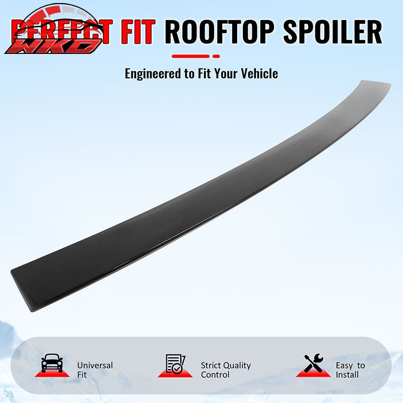 Wholesale 2012-2017 Hyundai Accent Sedan Gloss Black Rear Window Roof Spoiler ABS - Wikond Auto