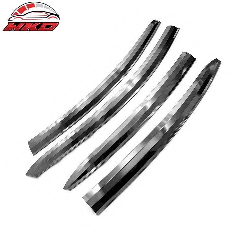 Wholesale 11-17 Hyundai Accent Window Visors ABS Chrome Sun Rain Guard Deflector 4PCS