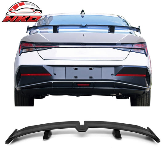 Wholesale 21-26 Hyundai Elantra 54" PRO Style Rear Trunk Spoiler Wing Gloss Black ABS - Wikond Auto