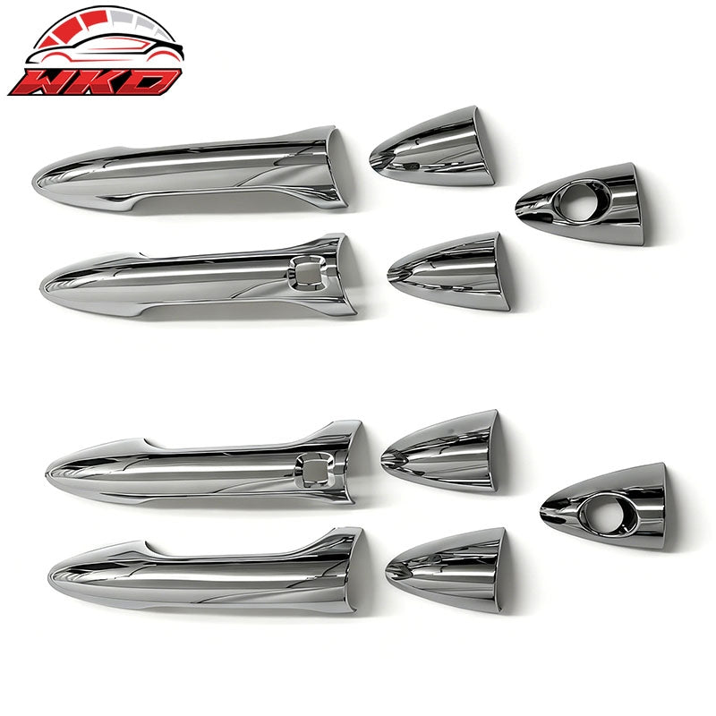 Wholesale 11-16 Hyundai Elantra Chrome Side Door Handle Cover ABS w/ 1 or 2 Keyholes