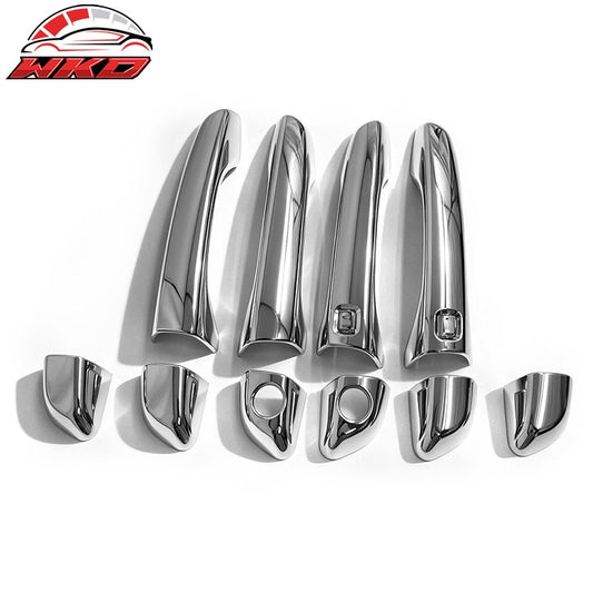 Wholesale Fits 17-20 Hyundai Elantra Door Handle Covers w/ Right Key & Smart Key Holes - Wikond Auto