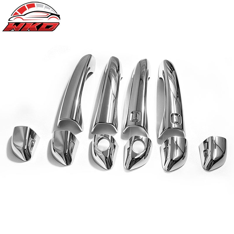 Fits 17-20 Hyundai Elantra Door Handle Covers w/ Right Key & Smart Key Holes